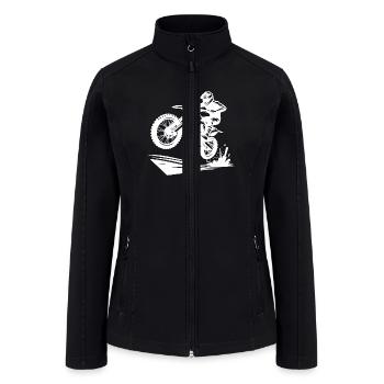 Jumping Motorsport Enduro Off-road Machine - Women’s Soft Shell Jacket - black - Front