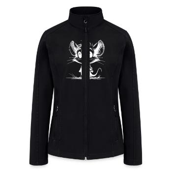 Cute Children's Baby Mouse - Women’s Soft Shell Jacket - black - Front
