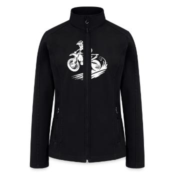 Hobby Motorsport Enduro Off-road Machine - Women’s Soft Shell Jacket - black - Front