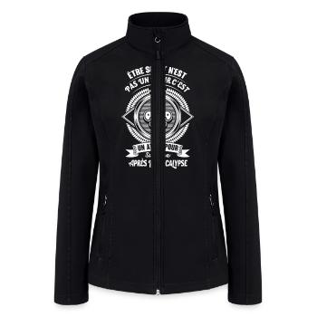 Being a Scout is not a hobby - Women’s Soft Shell Jacket - black - Front