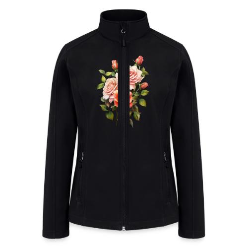 Pink Roses - Women’s Soft Shell Jacket