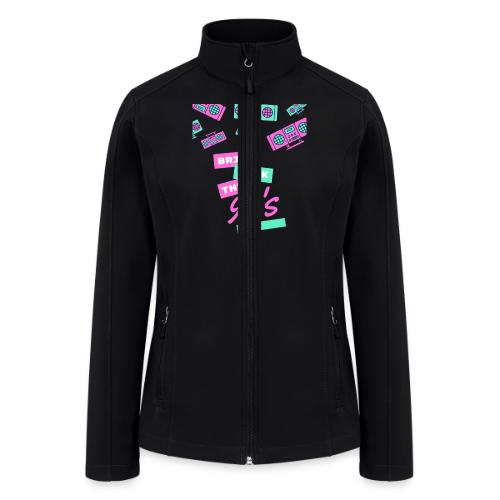 Bring Back The 90s Nostalgia Design| Retro 90s Art - Women’s Soft Shell Jacket