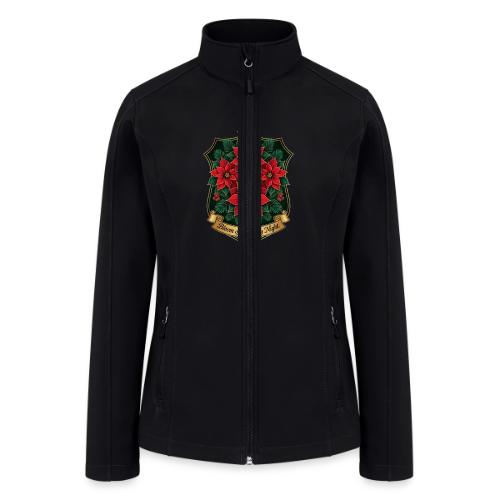 Poinsettia Crest T-Shirt - Women’s Soft Shell Jacket