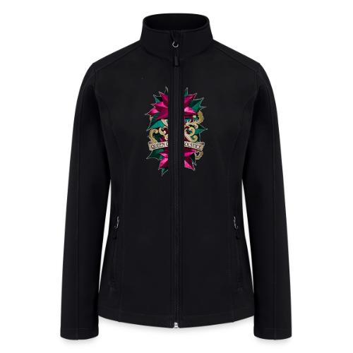 Queen of the Solstice Poinsettia T-Shirt - Women’s Soft Shell Jacket