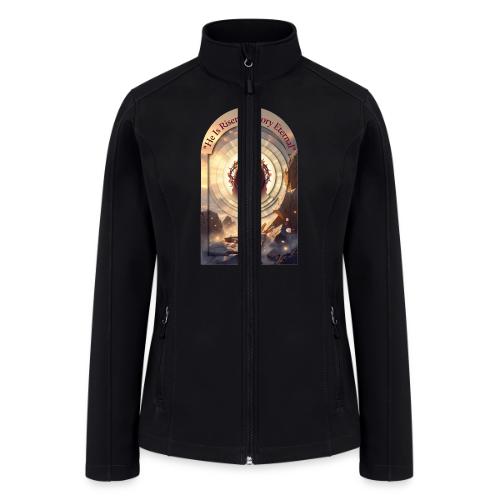 Easter He Is Risen Sacred Face T Shirt, wife Gift - Women’s Soft Shell Jacket