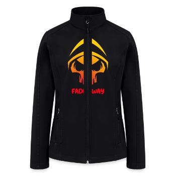 Fade away - Women’s Soft Shell Jacket - black - Front