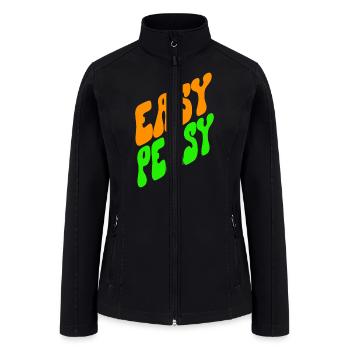 Easy Peasy - Women’s Soft Shell Jacket - black - Front
