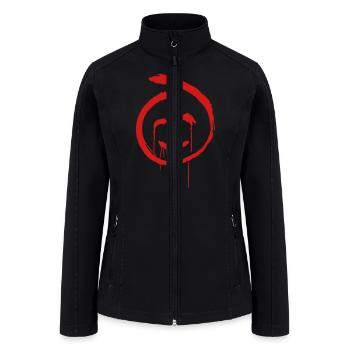 Red John Face - Women’s Soft Shell Jacket - black - Front