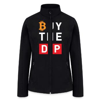 Buy the dip Bitcoin - Women’s Soft Shell Jacket - black - Front