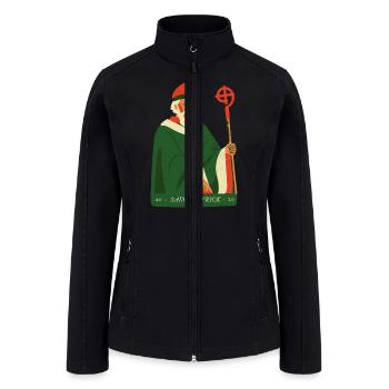 St Patricks Day | Saint Patrick's Day - Women’s Soft Shell Jacket - black - Front