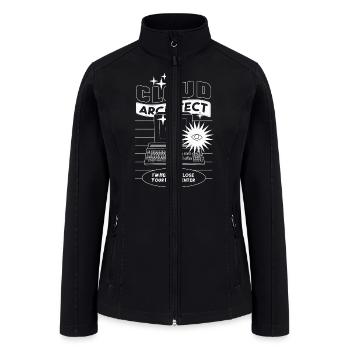 Retro computer technology - Women’s Soft Shell Jacket - black - Front
