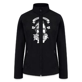 A Smooth Sea - Women’s Soft Shell Jacket - black - Front