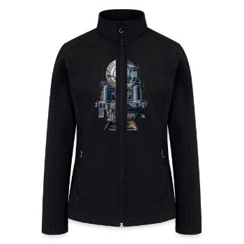 Railroad Loco Frisco Color - Women’s Soft Shell Jacket - black - Front