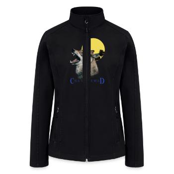 Call Of The Wild Nature - Women’s Soft Shell Jacket - black - Front
