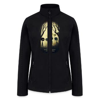 100% Zombies - Women’s Soft Shell Jacket - black - Front