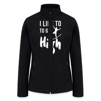 Slackliners Like to Get High - Women’s Soft Shell Jacket - black - Front