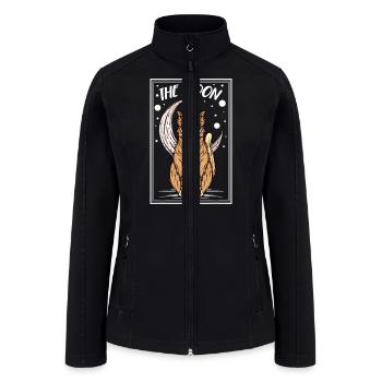 THE MOON - Women’s Soft Shell Jacket - black - Front