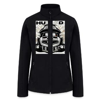 Husband Dad Truck - Women’s Soft Shell Jacket - black - Front