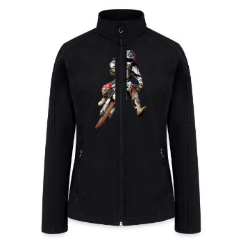 Motocross - Women’s Soft Shell Jacket - black - Front