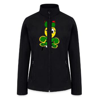 St Patrick s Day Belle - Women’s Soft Shell Jacket - black - Front