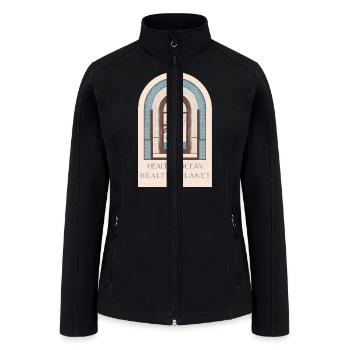 Marine Conservation - Women’s Soft Shell Jacket - black - Front