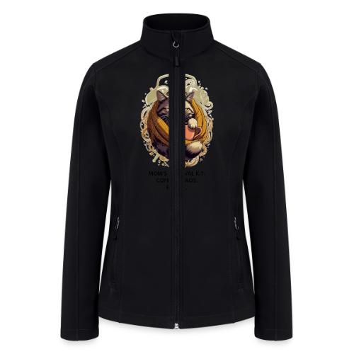 Powered by Sarcasm Cat Tee - Women’s Soft Shell Jacket