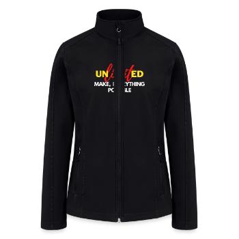 Unlimited Ambition - Women’s Soft Shell Jacket - black - Front