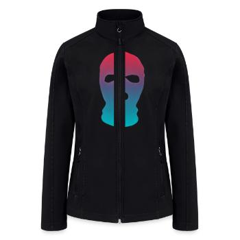 Ski Mask - Women’s Soft Shell Jacket - black - Front