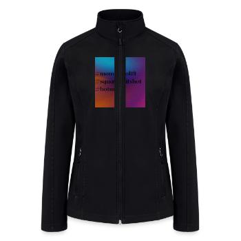Moms Who Lift - Women’s Soft Shell Jacket - black - Front