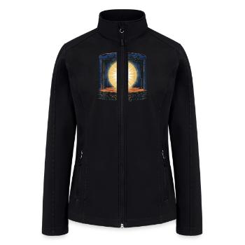 Shine Like Your Smartphone Screen - Women’s Soft Shell Jacket - black - Front