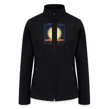 Shine Like Your Smartphone Screen - Women’s Soft Shell Jacket - black - Front