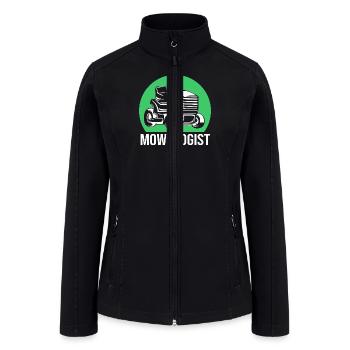 Funny Landscaping Landscape Designer Mowologist - Women’s Soft Shell Jacket - black - Front