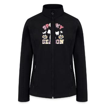 spooky season halloween - Women’s Soft Shell Jacket - black - Front