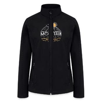 mountain explorer, Adventure Spirit - Women’s Soft Shell Jacket - black - Front