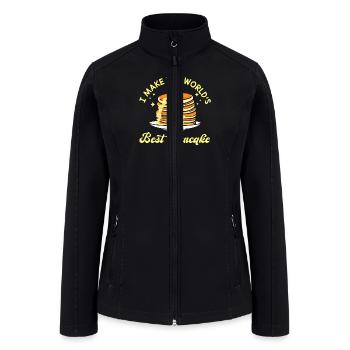 Pancake Maker World s Best Breakfast Pancake Day - Women’s Soft Shell Jacket - black - Front