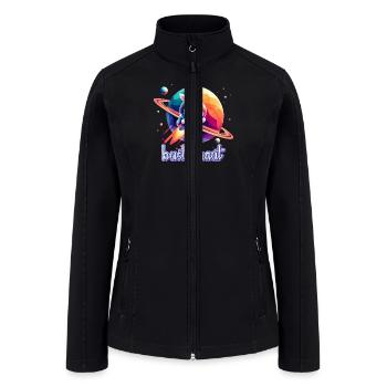 Bunny Astronaut / bustronaut - Women’s Soft Shell Jacket - black - Front