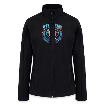 Student of the Month Award Prize Trophy School - Women’s Soft Shell Jacket - black - Front