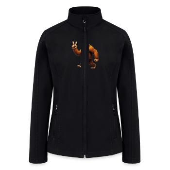 Believe Bigfoot Sasquatch - Women’s Soft Shell Jacket - black - Front