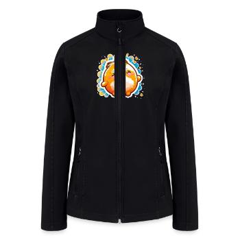 Happy baby bird - Women’s Soft Shell Jacket - black - Front
