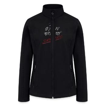 No Gains Without Sacrifice - Women’s Soft Shell Jacket - black - Front