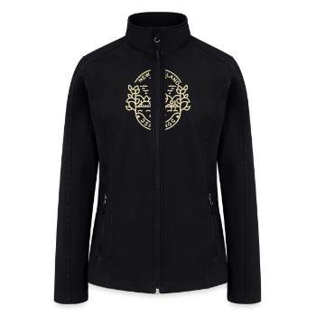 New Zealand spring - Women’s Soft Shell Jacket - black - Front
