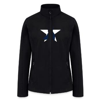 Tom Landry Logo - Women’s Soft Shell Jacket - black - Front