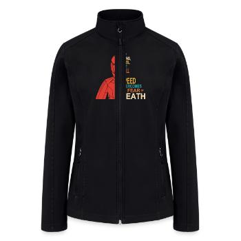 Keep Going, Until The Thrill Of Speed Overcomes Th - Women’s Soft Shell Jacket - black - Front