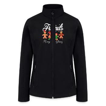Best Friends Christmas - Women’s Soft Shell Jacket - black - Front
