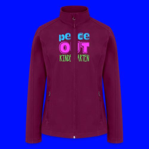 Kreative In Kinder Peace Out - Women’s Soft Shell Jacket