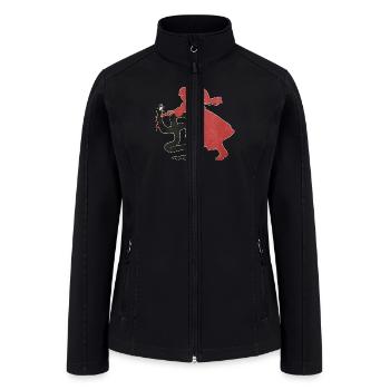 Fight Fascism (Vintage) - Women’s Soft Shell Jacket - black - Front