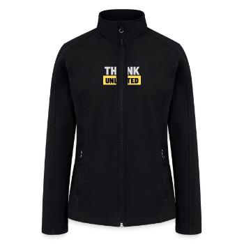 THYNK UNLIMITED - Women’s Soft Shell Jacket - black - Front