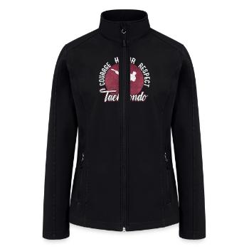 Courage Honor Respect - Women’s Soft Shell Jacket - black - Front