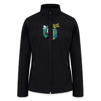 I Don't Speak Broke - Women’s Soft Shell Jacket - black - Front