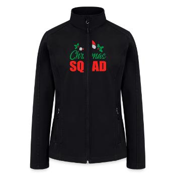 Christmas Squad - Women’s Soft Shell Jacket - black - Front